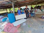 ได้รับแจ้งจากประชาชนในพื้นที่ ตำบลนาบินหลาเกิดเหตุวาตภัยในพื